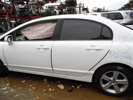 2008 Honda Civic EX-L White Sedan 1.8L Vtec AT #A24874